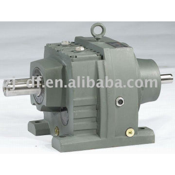 R series helical geared motor with double shaft